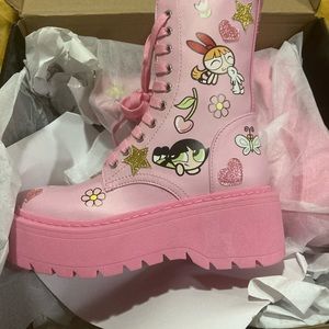 DollskillxPowerPuffgirls combat boots